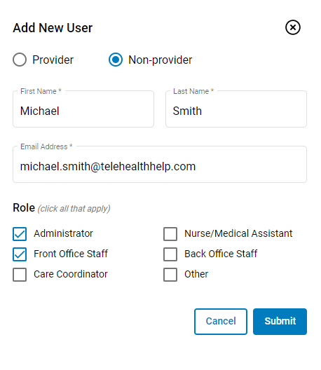 Add New User