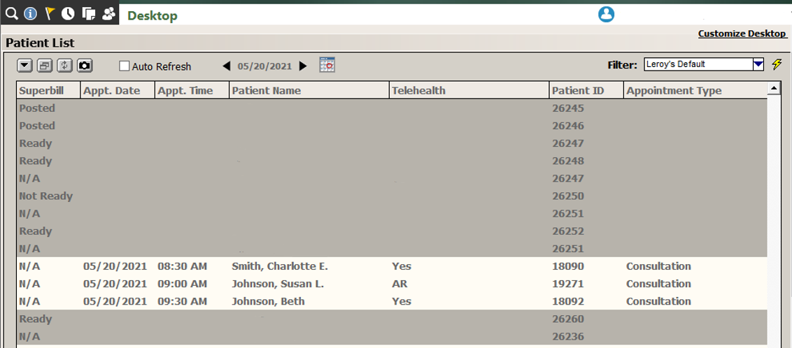 Patient List - v18.00