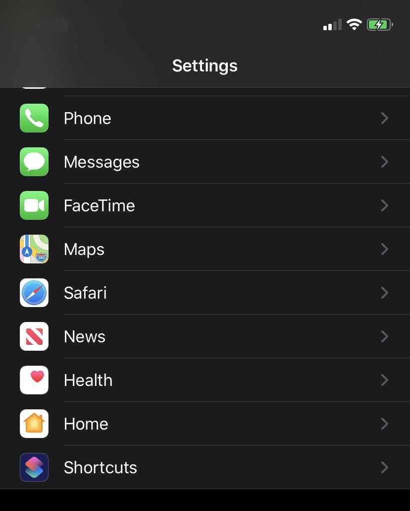 Safari Settings