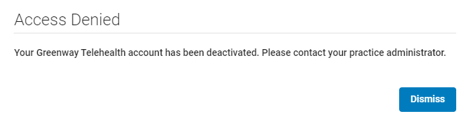 Access Denied