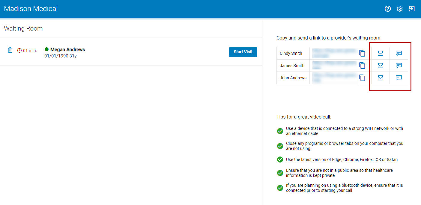 Invite Users via Email or Text Message